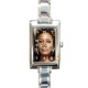 Whitney Houston - Rectangular Italian Charm Watch