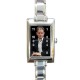 Justin Bieber - Rectangular Italian Charm Watch