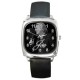 Joe Longthorne - Silver Tone Square Metal Watch