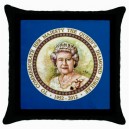 Queen Elizabeth II Diamond Jubilee 60 Years - Cushion Cover