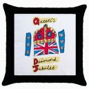 Queen Elizabeth II Diamond Jubilee 60 Years - Cushion Cover