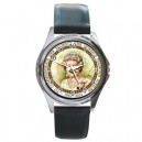 Queen Elizabeth II Diamond Jubilee 60 Years - Silver Tone Round Metal Watch