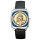 Queen Elizabeth II Diamond Jubilee 60 Years - Silver Tone Square Metal Watch