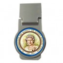 Queen Elizabeth II Diamond Jubilee 60 Years - Round Money Clip