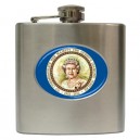 Queen Elizabeth II Diamond Jubilee 60 Years - 6oz Hip Flask