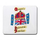 Queen Elizabeth II Diamond Jubilee 60 Years - Large Mousemat