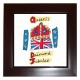 Queen Elizabeth II Diamond Jubilee 60 Years - Framed Tile
