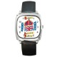 Queen Elizabeth II Diamond Jubilee 60 Years - Silver Tone Square Metal Watch