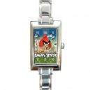 Angry Birds - Rectangular Italian Charm Watch