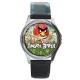 Angry Birds - Silver Tone Round Metal Watch