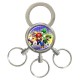 super Mario Bros - 3 Ring Keyring