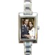 William And Kate Royal Wedding - Rectangular Italian Charm Watch