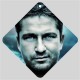 Gerard Butler - Car Window Sign