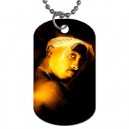 2 Pac - Double Sided Dog Tag Necklace