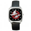 Ghostbusters - Silver Tone Square Metal Watch