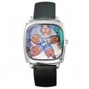 Scrubs - Silver Tone Square Metal Watch