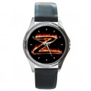 Zorro - Silver Tone Round Metal Watch