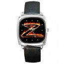 Zorro - Silver Tone Square Metal Watch