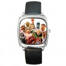 The Muppets - Silver Tone Square Metal Watch