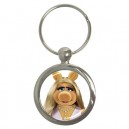 The Muppets Miss Piggy - Round Keyring