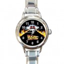 Back To The Future - Round Italian Charm Watch