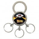 Back To The Future - 3 Ring Keyring