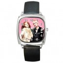 Absolutely Fabulous - Silver Tone Square Metal Watch