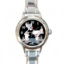 Pinky And The Brain - Round Italian Charm Watch