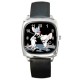 Pinky And The Brain - Silver Tone Square Metal Watch