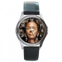 Whitney Houston - Silver Tone Round Metal Watch