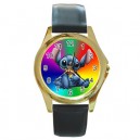 Disney Stitch - Gold Tone Metal Watch